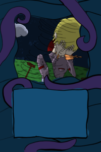 Project Rose card 3 sea and octopus