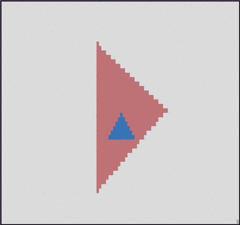 Software rasterizer with ncurses screenshot